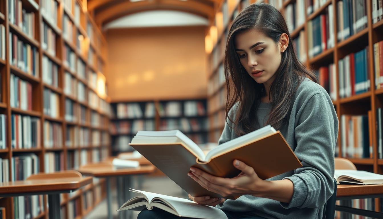 Student developing practical and academic skills